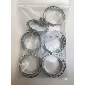   Szorító bilincs féltengelyre – kicsi, 0,8x7 mm, Ø18–61 mm, horganyzott