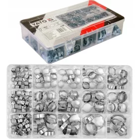   YATO 175 darabos horganyzott acél füles bilincs készlet (5–27 mm)