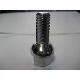   Kerékcsavar M12x1.25x25, rádiuszos, fényes króm bevonattal