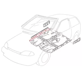 Fenéklemez javító perem - jobb - 3 ajtós - 6811752