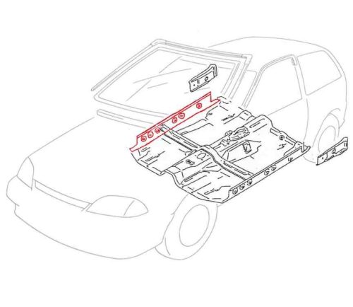 Küszöb Belső Jobb 3.Ajtós 6811062 (Suzuki)