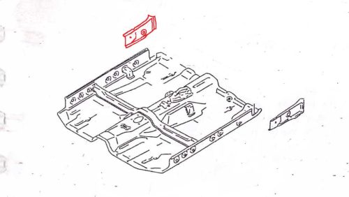Küszöb Belső, Hátsó Hossz. Jobb 6811064-1 (Suzuki)