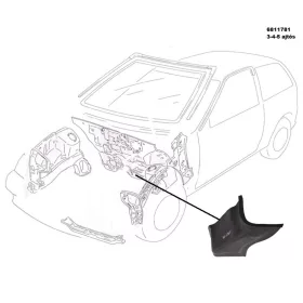 Keresztgerenda Első Bal 6811781 Suzuki Swift II