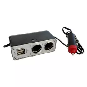 Szivargyújtó elosztó 2 aljzat + 2 USB – 42932