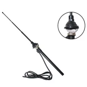 Teleszkópos fekete autóantenna – 94 cm