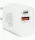 USB + Type-C PD 20W hálózati gyorstöltő fehér | Delight 55041WH