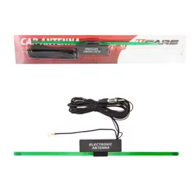   Belső elektromos öntapadós autóantenna erősítővel – 34 cm
