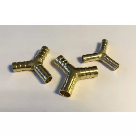 Fém Y-elágazásos toldócső, Ø12mm