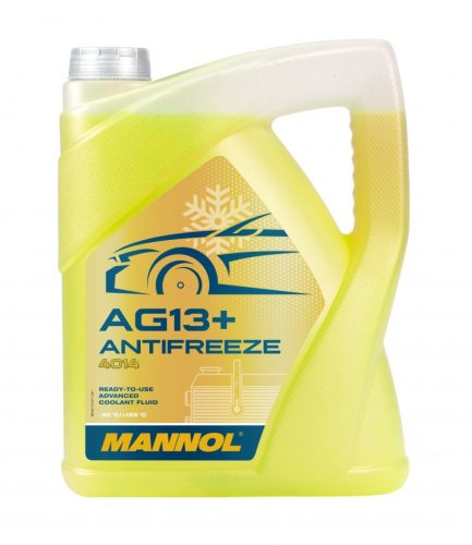 Fagyálló Mannol -40 – sárga – AG13+ Advanced – 5L – 4014