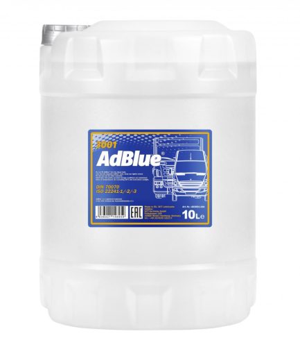 Mannol AdBlue adalék 10L – Emissziócsökkentő (kiöntő: 110288)