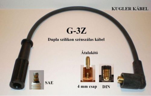 Univerzális szilikon gyújtókábel G-3Z, 40 cm