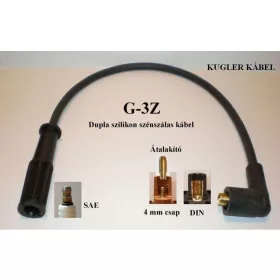 Gyújtókábel - univerzális - szilikon - G-3Z - 70 cm