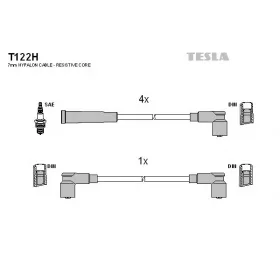   TESLA T122H gyújtókábel készlet – 5 darabos (kompatibilitás: lásd a leírásban)