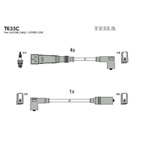   TESLA T633C gyújtókábel készlet - (kompatibilitás: lásd a leírásban!)