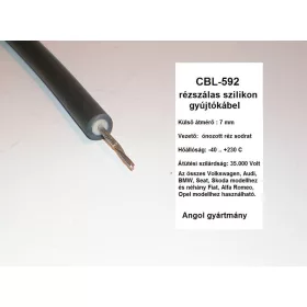 SIL-CU F rézszálas szilikon gyújtókábel, 7 mm