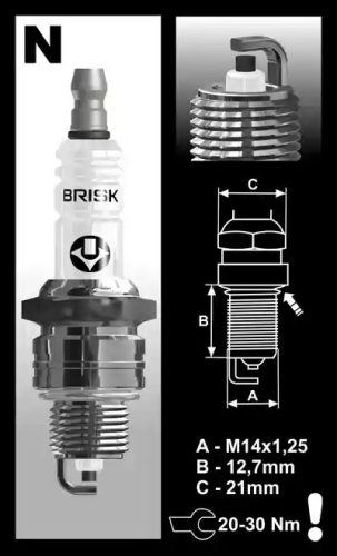 Brisk N15YC gyújtógyertya