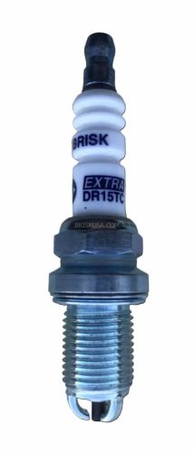 BRISK DR15TC-1 gyújtógyertya, 3 pólusú