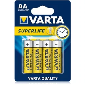 VARTA Superlife AA szén-cink ceruzaelem, 1,5V, 4 db/csomag