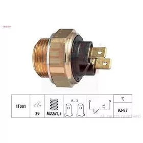 LADA ventilátor hőkapcsoló 92-87°C (fehér doboz)