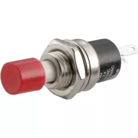 Nyomógomb submini piros  ts219         elektromos     