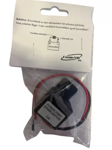 12V-os feszültségstabilizátor autókhoz