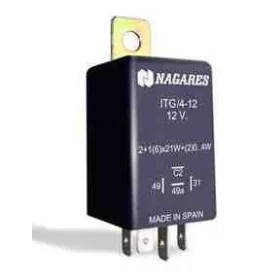 Nagares ITG/4-12 12V 4 lábú indexrelé