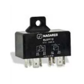 Nagares RLD/P-12 Dupla Relé, 12V, 2x40A