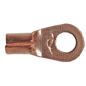   Vörösréz kábelsaru 6 mm furatátmérővel, 10 mm² vezetékhez – 25 db/csomag