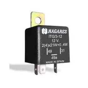 Nagares ITG/3-12 12V 3 lábú indexrelé
