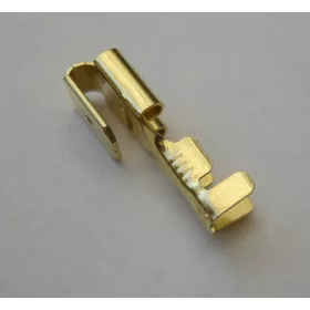 Dupla csúszósaru kábelvég (6,3 mm), 50 db/csomag