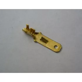   Csúszósaru kábelvég füles hosszú (apa) 4,8 mm, 100 db/csomag
