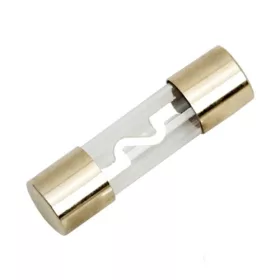   Aranyozott hengeres autóhifi biztosíték 30A, 10x37 mm (MNC 05375)