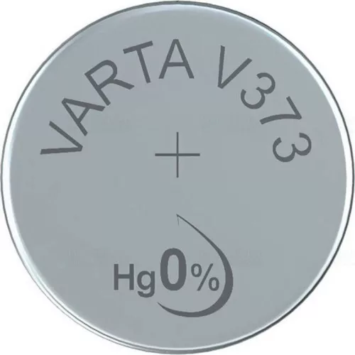 VARTA V373 ezüst-oxid gombelem, 1,55V