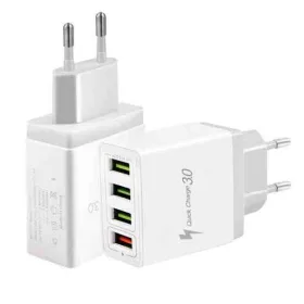 4-portos gyorstöltő, USB-A és USB-C portokkal, 20W