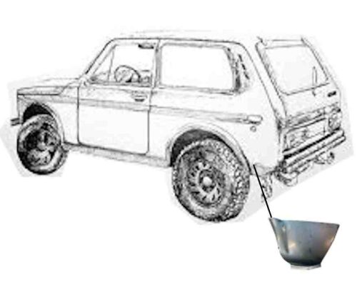 LADA – Sárvédő hátsó, hátsó sarok bal Niva