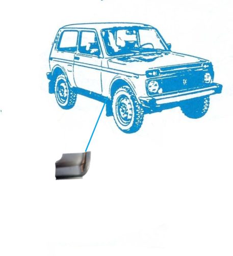 LADA – Sárvédő első, sarok jobb Niva