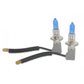   H.O.D. Super White H1 halogén izzó, 12V 55W, pár foglalattal