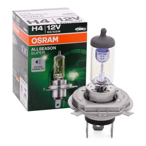 OSRAM Allseason Super H4 12V 60/55W +30% Halogén Izzó