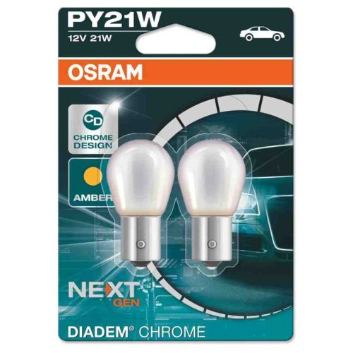 OSRAM Diadem Chrome PY21W 12V 21W BAU15s Izzók (2 db)