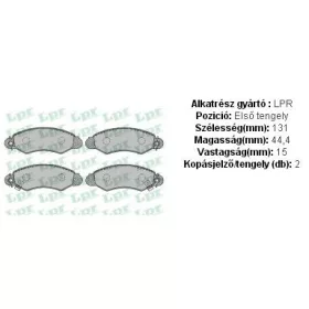   Fékbetét – első - AP 05P1041 / 5AP1041 (Suzuki Swift, Bosch 98.05–)
