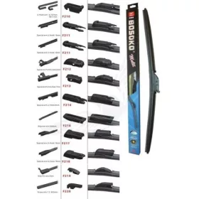   Bosoko 14" (350mm) Multi Ablaktörlő Lapát 9 Adapterrel