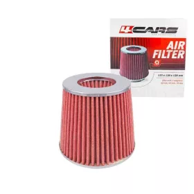   Sport levegőszűrő kúpos direkt adapteres 60/63/70 mm 155x130x120 mm 92001 króm