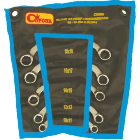 C6206 hajlított csillagkulcs készlet – 5db-os, 10-19mm