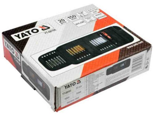 Yt-08195 hengerfej tisztító kefe készlet 20 részes