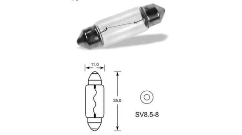 Izzó – 24V 5W – SV8.5-35 – Sofita – 242TB – Elta