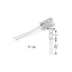   ELTA VisionPro 12V 80mA T1 1/4 forrasztható Műszerfal Izzó