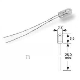   ELTA VisionPro 857TB 12V 60mA T1 forrasztható Műszerfal Izzó