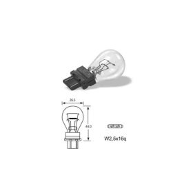 ELTA 180TB 12V 27/7W Dupla Izzószálas Autóizzó