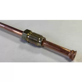 Fékcső - 120 cm - 10X1 - tölcséres - Suzuki - fém