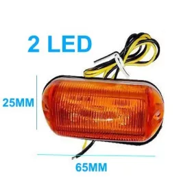 AELA570Y 24V sárga LED-es helyzetjelző lámpa